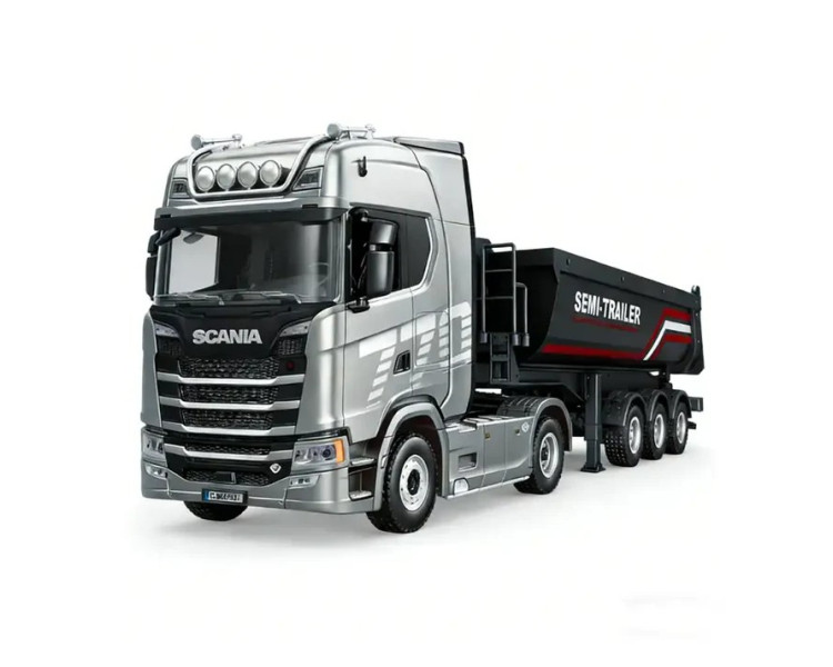 SEMIRIMORCHIO CASSONE RIBALTABILE 1/18 PER SCANIA 770S