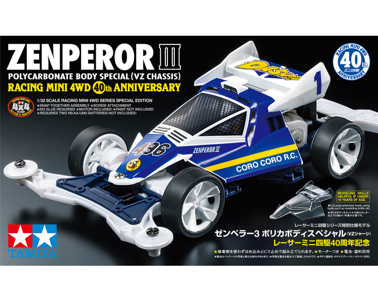 MINI 4WD ZEMPEROR 40° ANNIVERSARIO CARROZZERIA POLY