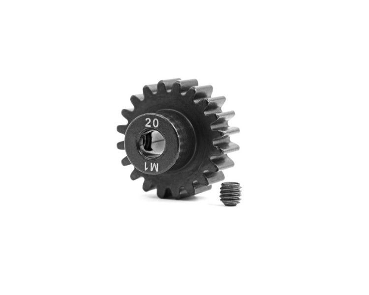 PIGNONE20T MODULO M1 FORO DA 5MM. INDURITO