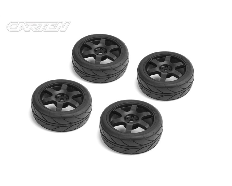 CARTEN GOMME INTERMEDIE INCOLLATE SU CERCHIO 6 RAZZE NERI 1/10 (4)