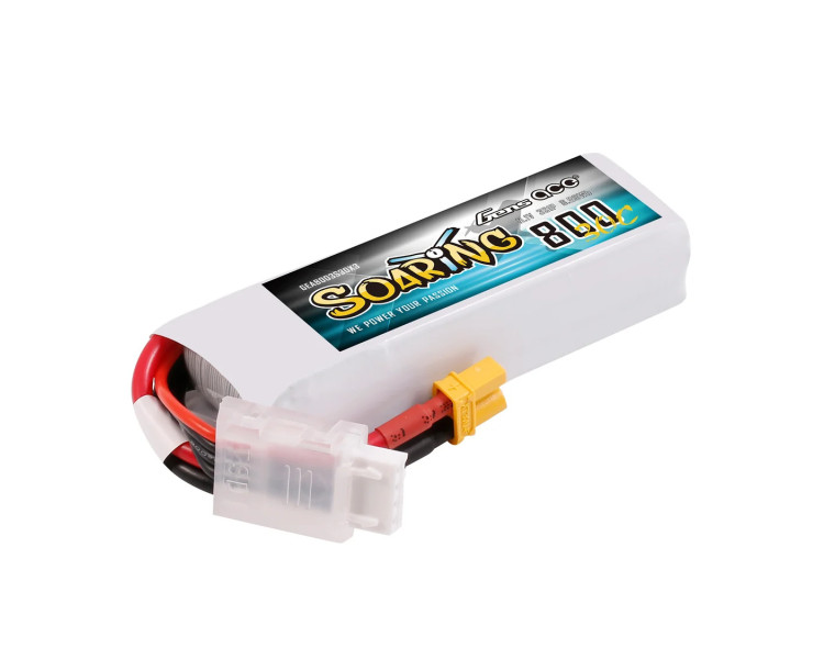 BATTERIE LIPO GENS ACE 3S 11,1V 800MHA 30C XT30