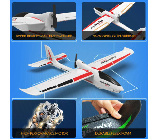 RANGER 600 STUNT MICRO AEREO STABILIZZATO 4CH RTF