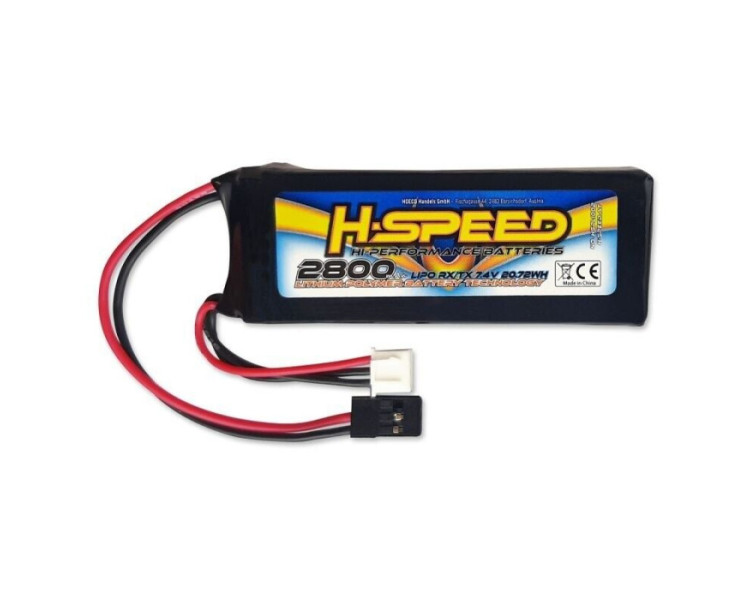 PACCO BATTERIE LIPO 7,4V 2800MHA  TX/RX