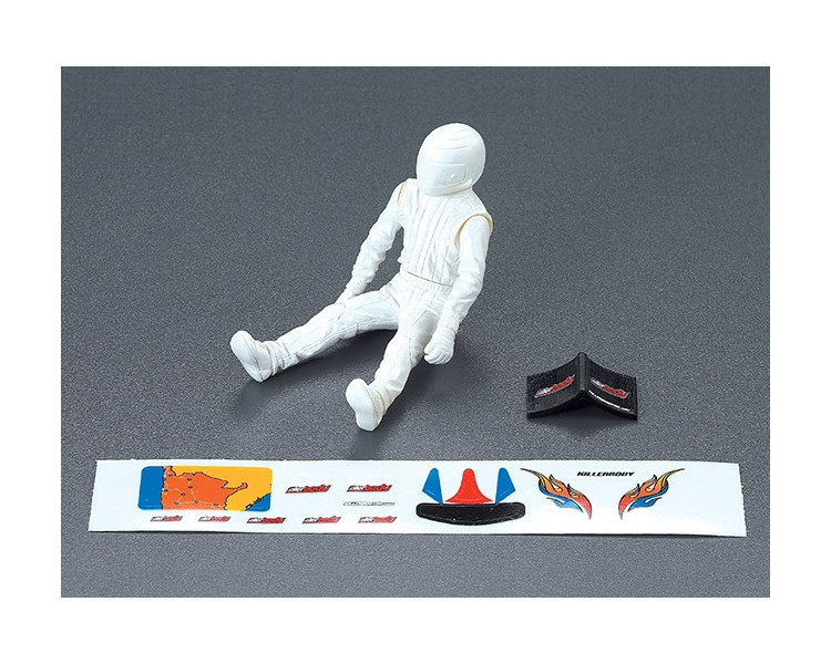 PILOTA 1/10 CON DECALS