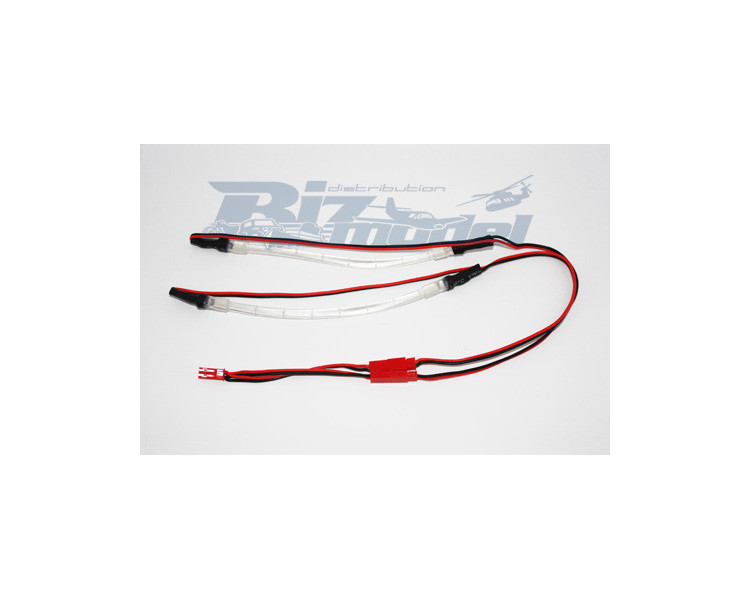 BANDE LED COLORE ROSSO 2PZ CON CABLAGGIO