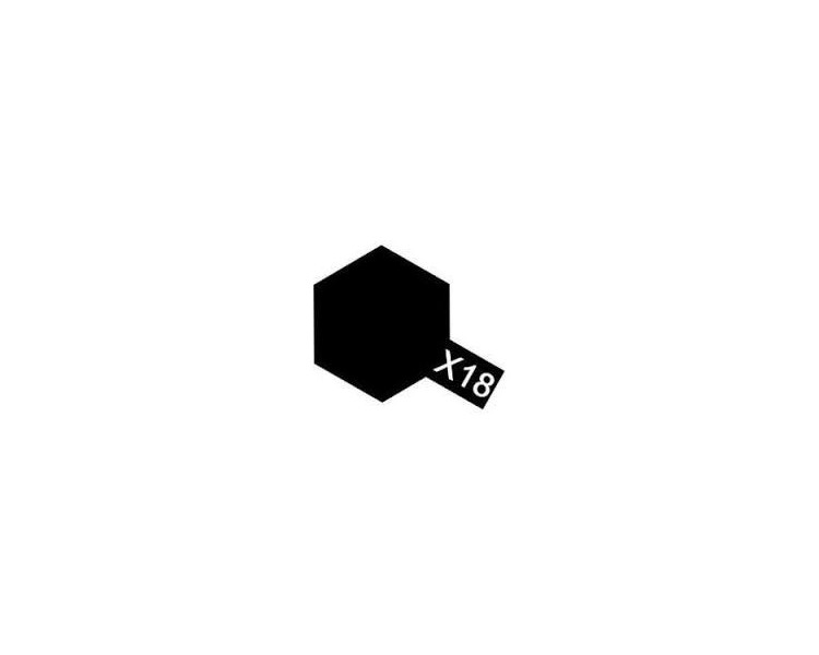 NERO SEMI LUCIDO ACRILICO 10ML