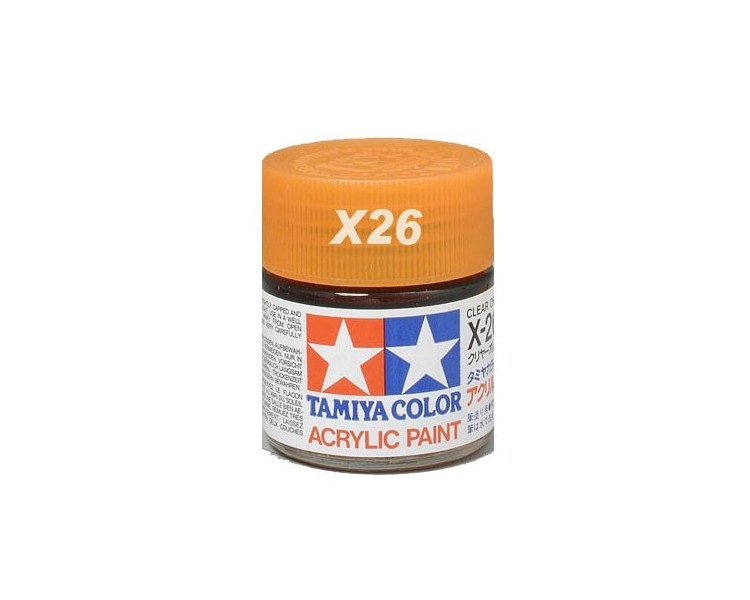 ARANCIONE TRASPARENTE ACRILICO 10ML