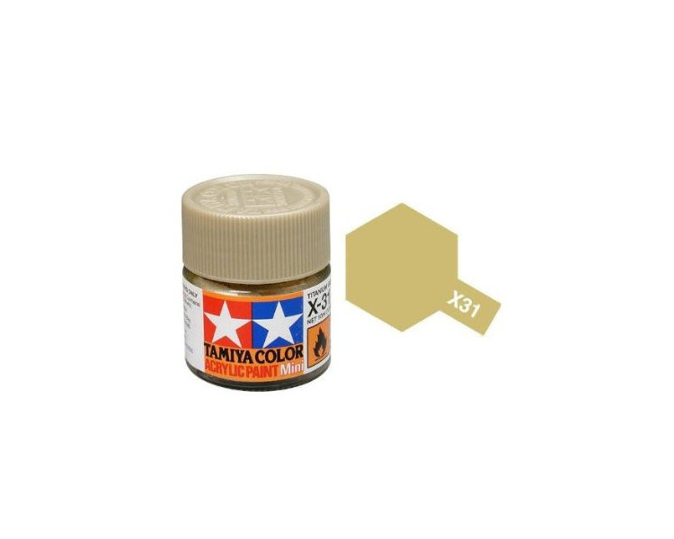 TITANIO/ORO  ACRILICO 10ML