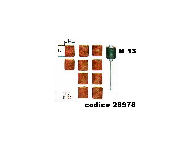 SET CILINDRI ABRAS. E SUPP. 14MM SET CILINDRI ABRAS. E SUPP. 14MM