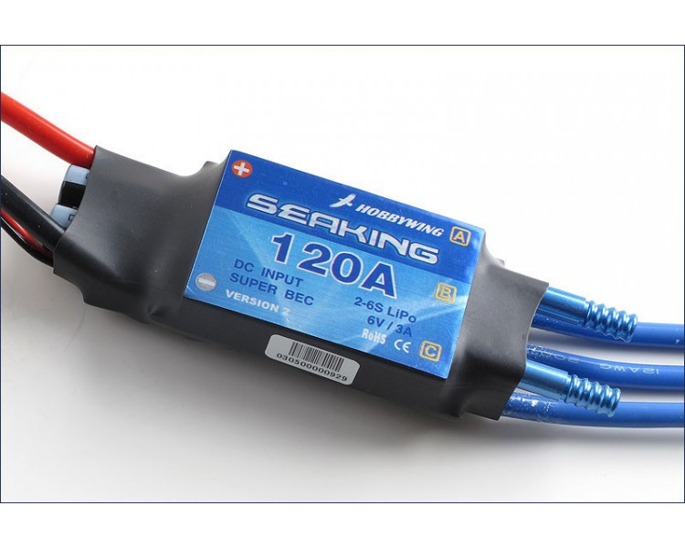 REGOLATORE BRUSHLESS MARINO SEAKING 120A