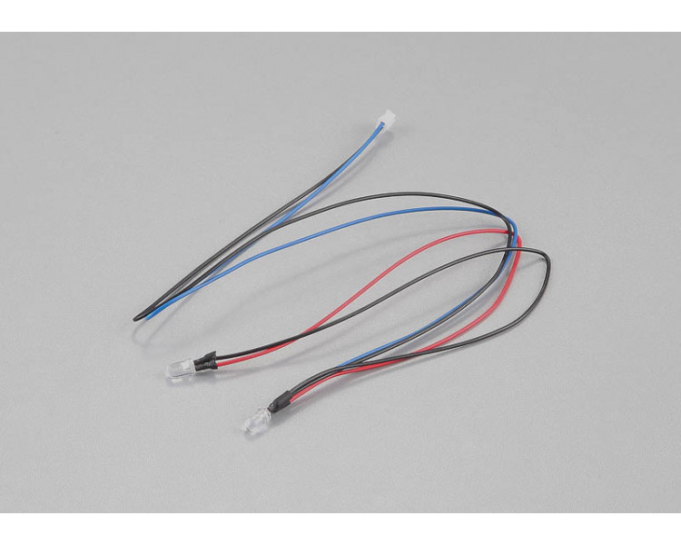 SET 2 LUCI A LED 3MM BLU