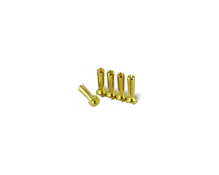 CONNETTORI ORO 4MM MASCHI CAR (2) CONNETTORI ORO 4MM MASCHI CAR (2)