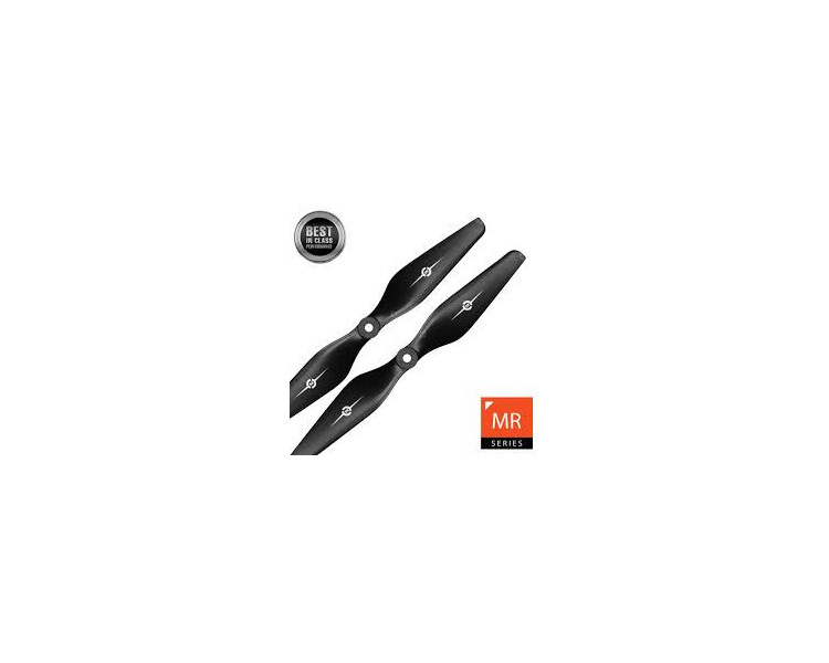 COPPIA ELICHE DRONE DX+SX 9X4,5 NERO