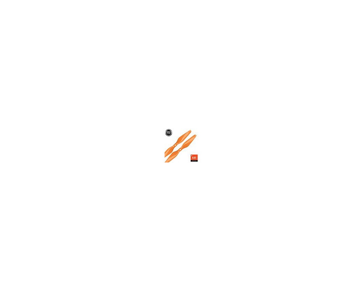 COPPIA ELICHE DRONE DX+SX 10X4,5 ARANCIO