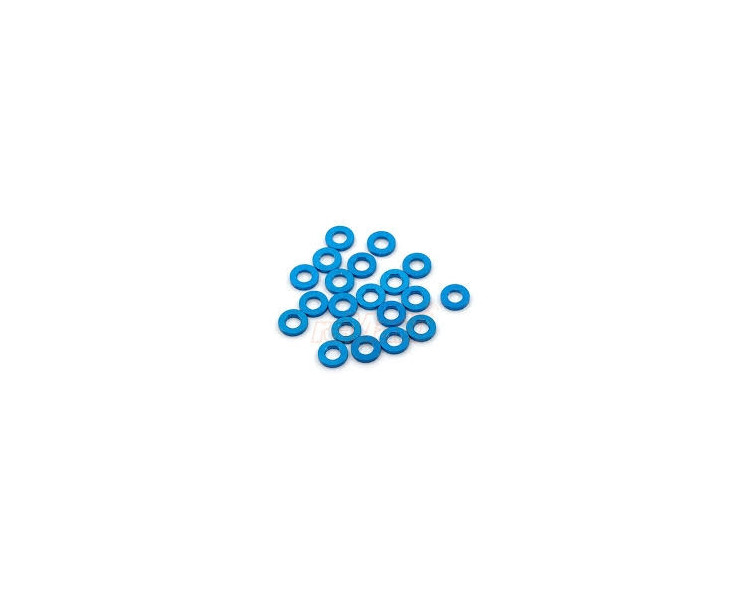 RONDELLE 3X6X1.5MM ALLUMINIO 20PZ.