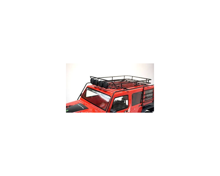 PORTAPACCHI IN METALLO CON LUCI  X LAND ROVER SCALER 1/10 PORTAPACCHI IN METALLO CON LUCI  X LAND ROVER SCALER 1/10