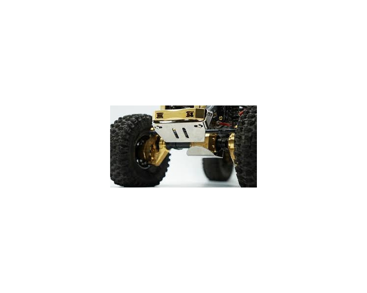 PIASTRA PROTEZIONE INOX ANTERIORE/POSTERIORE TRX-4 PIASTRA PROTEZIONE INOX ANTERIORE/POSTERIORE TRX-4
