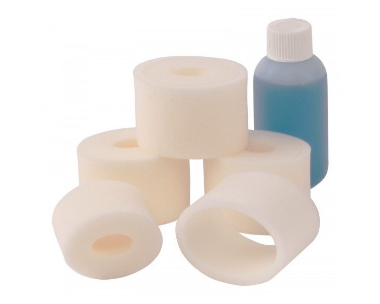 SPUGNE + OLIO FILTRO ARIA OVALE OFF-ROAD 1/8