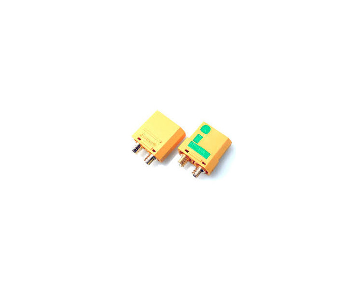 CONNETTORI ORO GIALLI ANTISCINTILLA  5MM  M/F XT90 CONNETTORI ORO GIALLI ANTISCINTILLA  5MM  M/F XT90