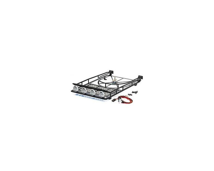 PORTAPACCHI 250X150X45MM CON FARI SUPPLEMENTARI SCALER 1/10 PORTAPACCHI 250X150X45MM CON FARI SUPPLEMENTARI SCALER 1/10