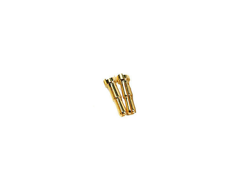CONNETTORI ORO 5MM MASCHI CAR (2) CONNETTORI ORO 5MM MASCHI CAR (2)