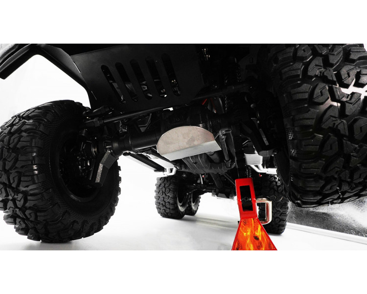 SET PROTEZIONI INOX ANTERIORI/POSTERIORI (3). PER TRAXXAS TRX-4/TRX-6