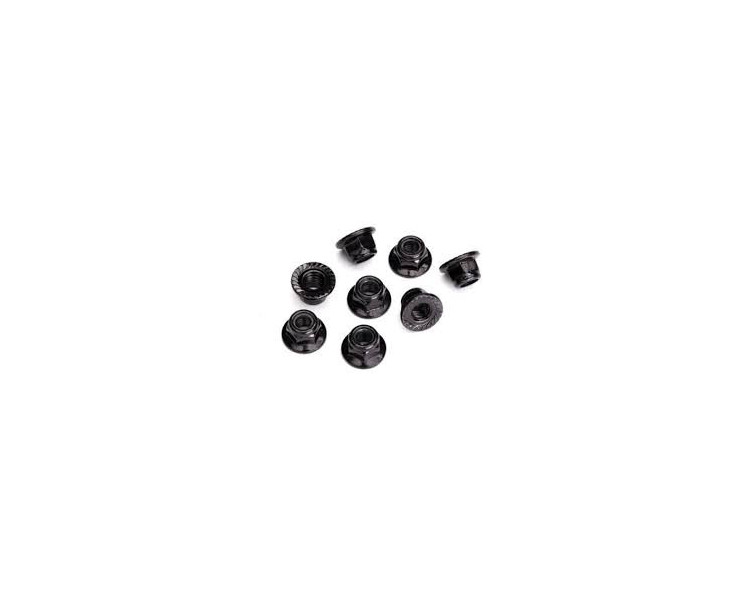 DADI FLANGIATI ACCIAIO 5MM. NERI (8) DADI FLANGIATI ACCIAIO 5MM. NERI (8)