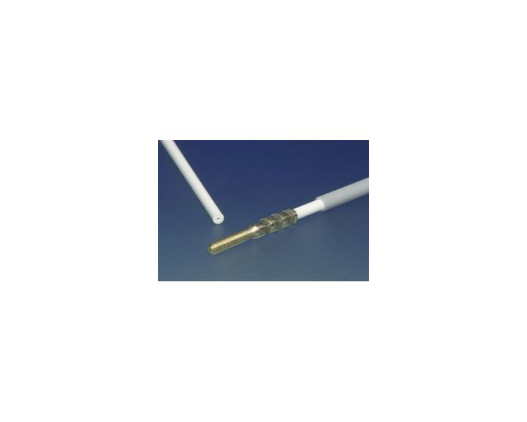BOWDEN 3MM CON ANIMA NYLON 2MM E FILETTATURA 2MA 1MT