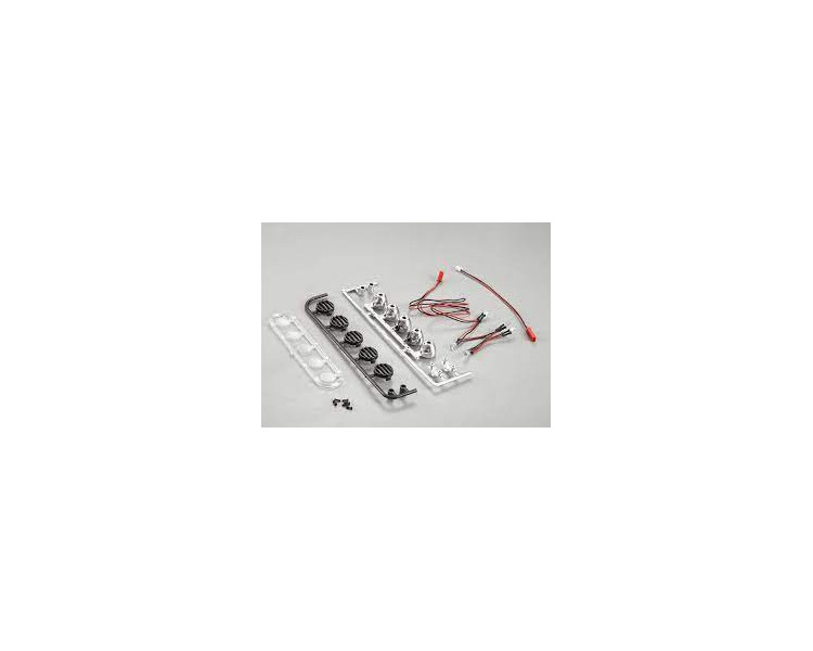 FARI SUPPLEMENTARI (5) CON LED E SUPPORTI 1/10 FARI SUPPLEMENTARI (5) CON LED E SUPPORTI 1/10