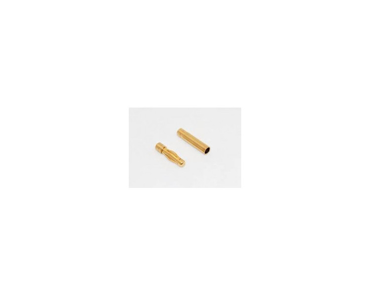 CONNETTORI ORO 5MM MASCHIO-FEMMINA CONNETTORI ORO 5MM MASCHIO-FEMMINA