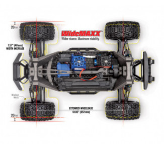 WIDE MAXX VXL4S 1/10 MONSTER RTR