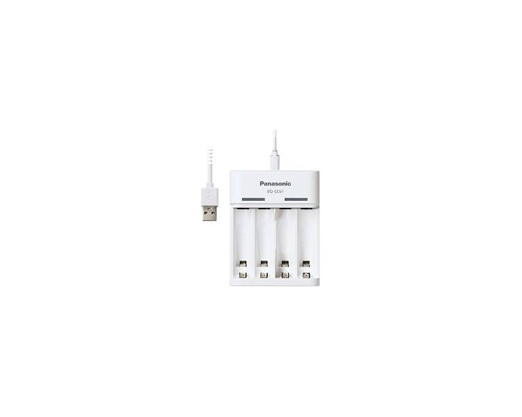 CARICABATTERIE USB PER 4 CELLE AA