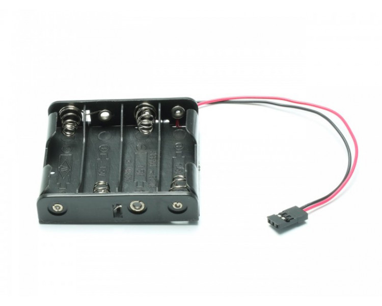 PORTAPILE PIATTO 4 STILO AA CON SPINETTA JR/UNI PORTAPILE PIATTO 4 STILO AA CON SPINETTA JR/UNI