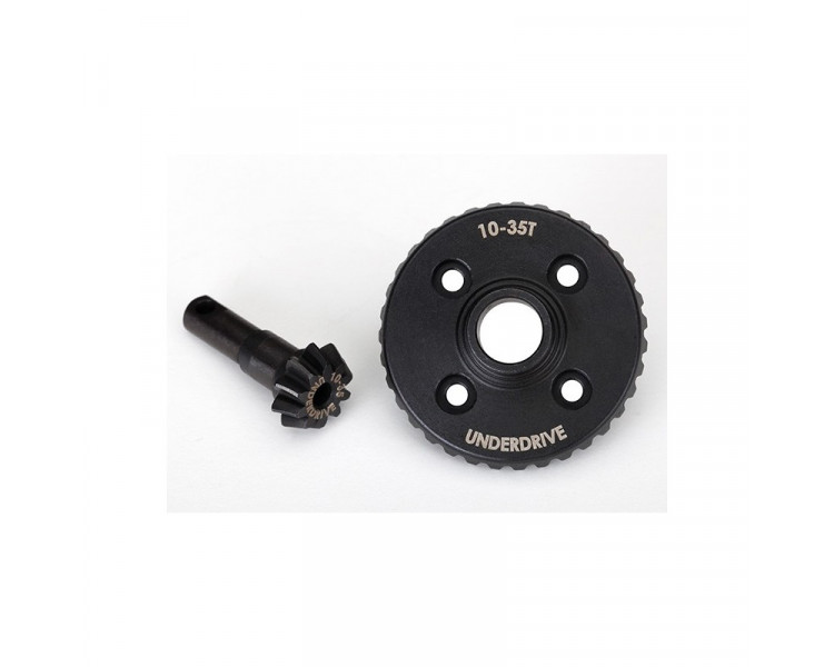 TRX4 COPPIA CONICA UNDERDRIVE 10-35T IN METALLO TRATTATO