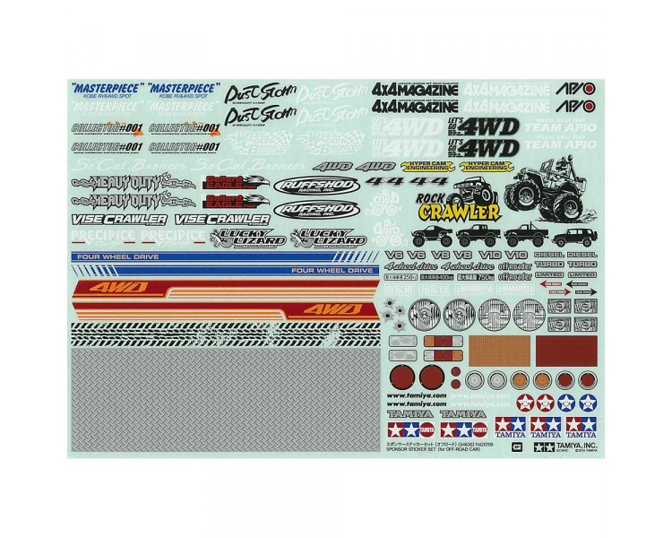 ADESIVI PER CARROZZERIE 1/10 OFF-ROAD/SCALER ADESIVI PER CARROZZERIE 1/10 OFF-ROAD/SCALER