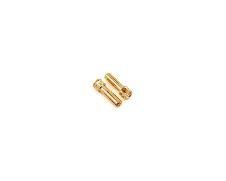 CONNETTORI CORTI ORO 5MM MASCHI CAR (2) CONNETTORI CORTI ORO 5MM MASCHI CAR (2)