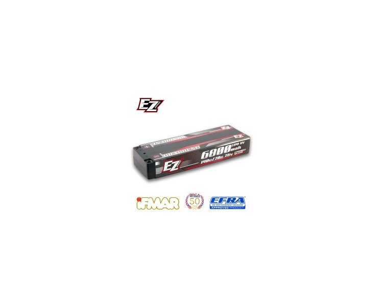 EZPOWER BATTERIA LIPO 6800MHA HV 7,6V 2S 140/70C GRAPHENE PIN 5MM