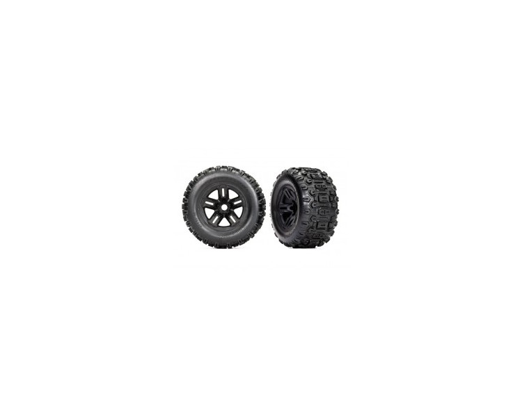 SLEDGE COPPIA PNEUMATICI INCOLLATE SU CERCHI 3,8 NERI (2) SLEDGE COPPIA PNEUMATICI INCOLLATE SU CERCHI 3,8 NERI (2)