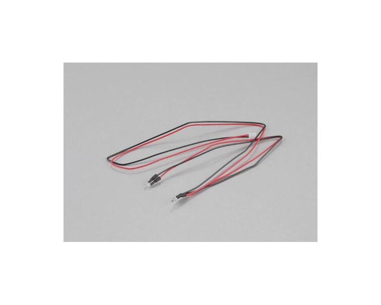 SET 2 LUCI A LED 3MM ROSSE