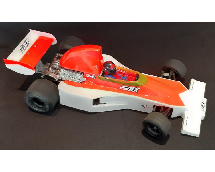 FENIX F1 70 CARROZZERIA TRASPARENTE CON DECALS MC LAREN 1976-ENSIGN FENIX F1 70 CARROZZERIA TRASPARENTE CON DECALS MC LAREN 1976-ENSIGN