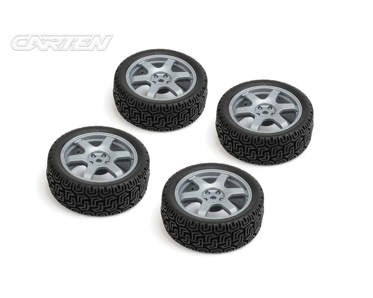 CARTEN GOMME RALLY 1/10 SU CERCHIO 5 RAZZE GRIGI (4) CARTEN GOMME RALLY 1/10 SU CERCHIO 5 RAZZE GRIGI (4)