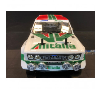 CARROZZERIA 1/10 FIAT 131 RALLY TRASPARENTE ALITALIA CARROZZERIA 1/10 FIAT 131 RALLY TRASPARENTE ALITALIA