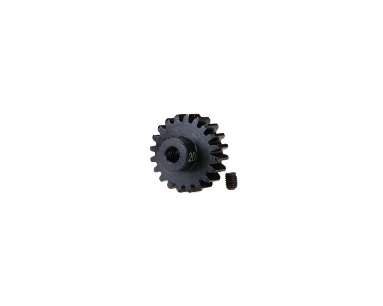 PIGNONE 20T MODULO 32 FORO 3,2MM ACCIAIO