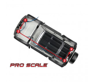 KIT LUCI LED PRO-SCALE PER CARROZZERIA LAND ROVER DEFENDER 1/18