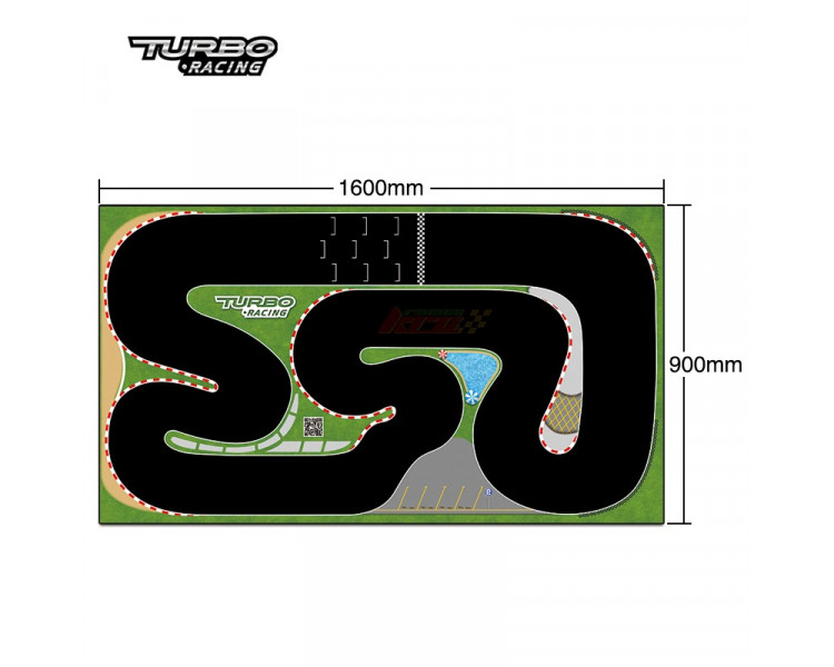 CIRCUITO XXL 90X160CM PER MICRO AUTO 1/76 CIRCUITO XXL 90X160CM PER MICRO AUTO 1/76