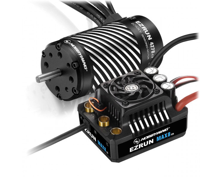 COMBO BRUSHLESS MAX10 G2 80A MOTORE 3652 3300KW