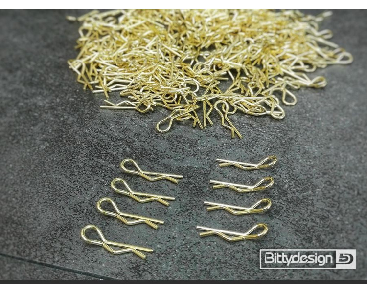 CLIPS CARROZZERIA COLORATE 1/10 PIEGATE (10)